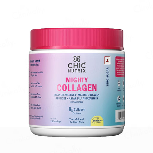 Chicnutrix Mighty Collagen Nutraceutical Powder - Lemonade Flavour
